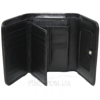 Женский кошелек из кожи ската (ST 63 Black)