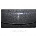 Женский кошелек из кожи ската (ST 52 SA Black)