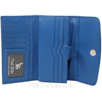 Женский кошелек из кожи крокодила (PCM 03 BT Ocean Blue)