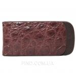 Зажим для купюр из кожи крокодила (NTAM 01 Brown)