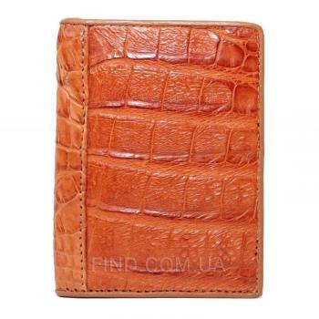 Визитница из кожи крокодила (SS 01 B Tan)