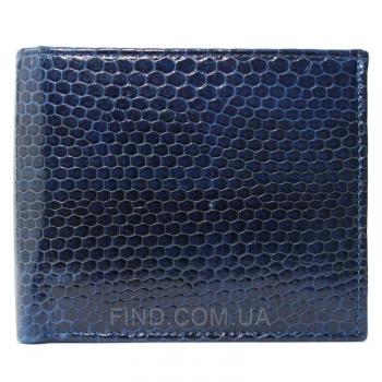 Мужской кошелек из кожи морской змеи (SN 22 Dark Blue)