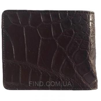 Портмоне из кожи сиамского крокодила (ALM 03-2 PL Brown)