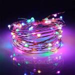 Светодиодная гирлянда на батарейках (6 метров) цветная