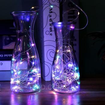 Светодиодная гирлянда на батарейках (10 метров) COLD